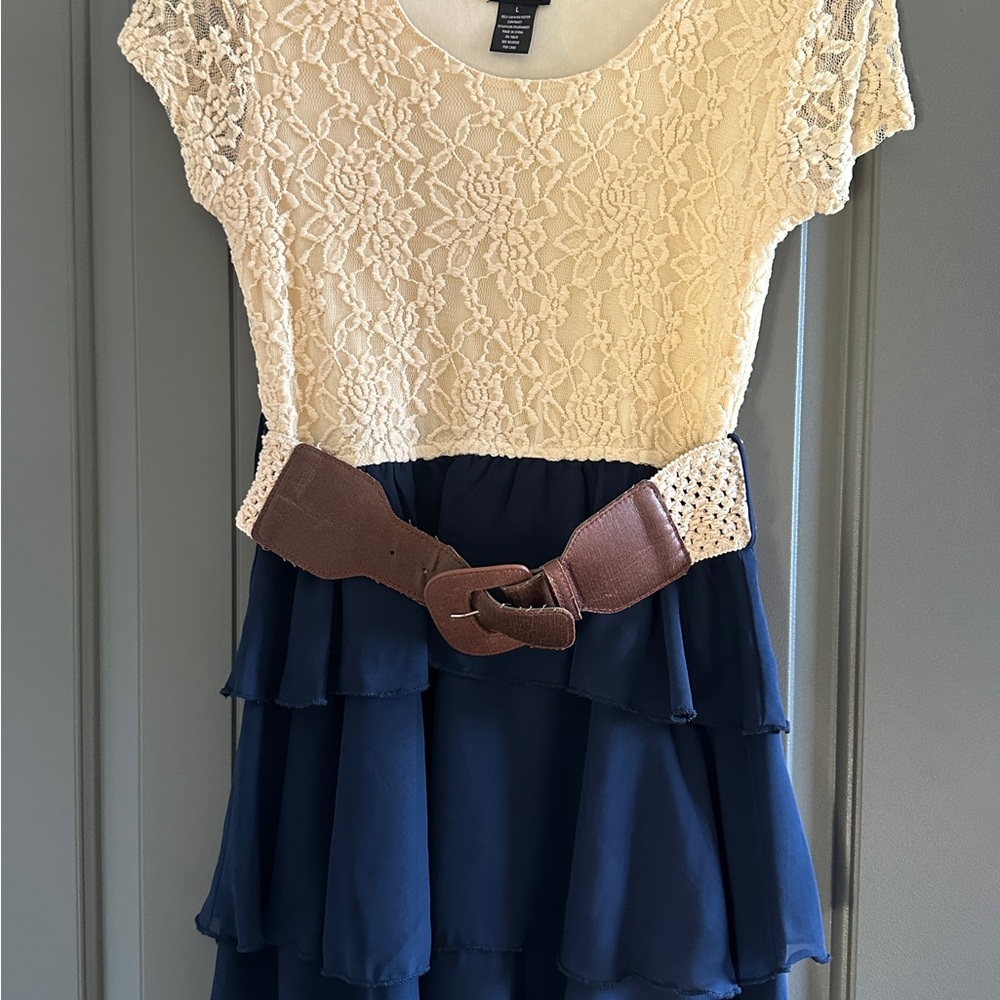 Rue21 Cream Lace Top